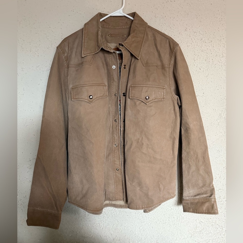 Vintage Wilson’s Leather Honolulu Leather Button Up